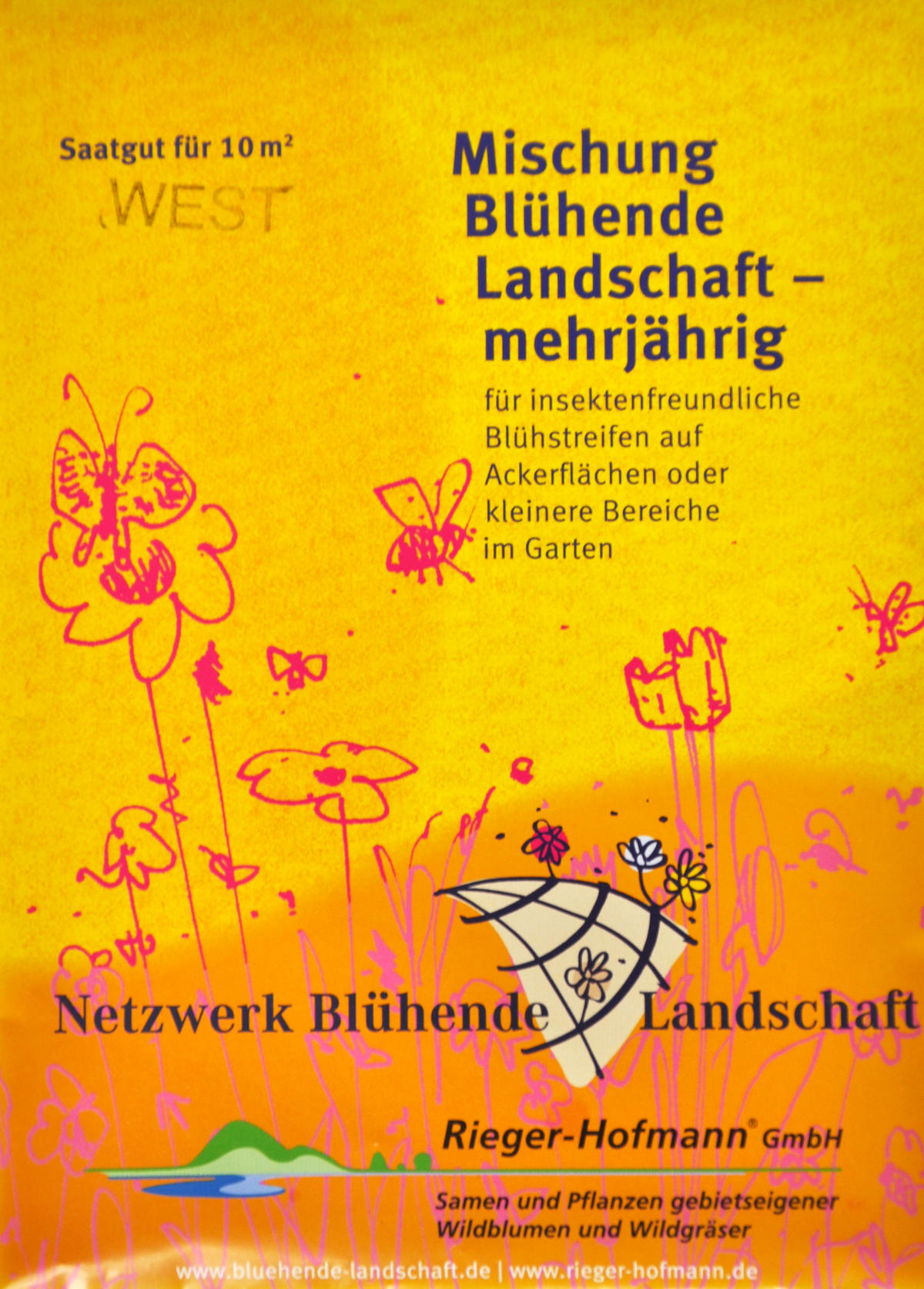 Saatgut »Blühende Landschaft WEST« 10 m²