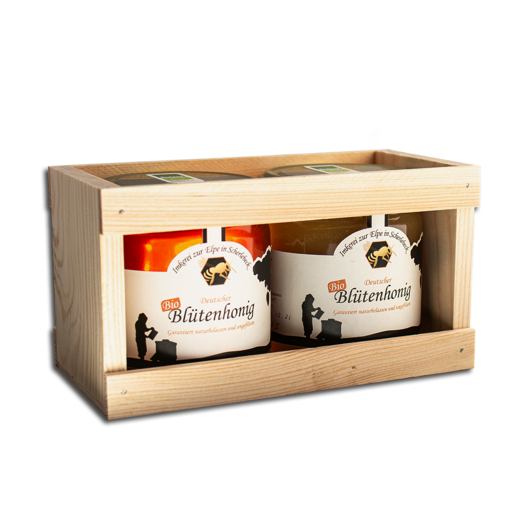 Geschenkverpackung für zwei 500 Gramm Gläser