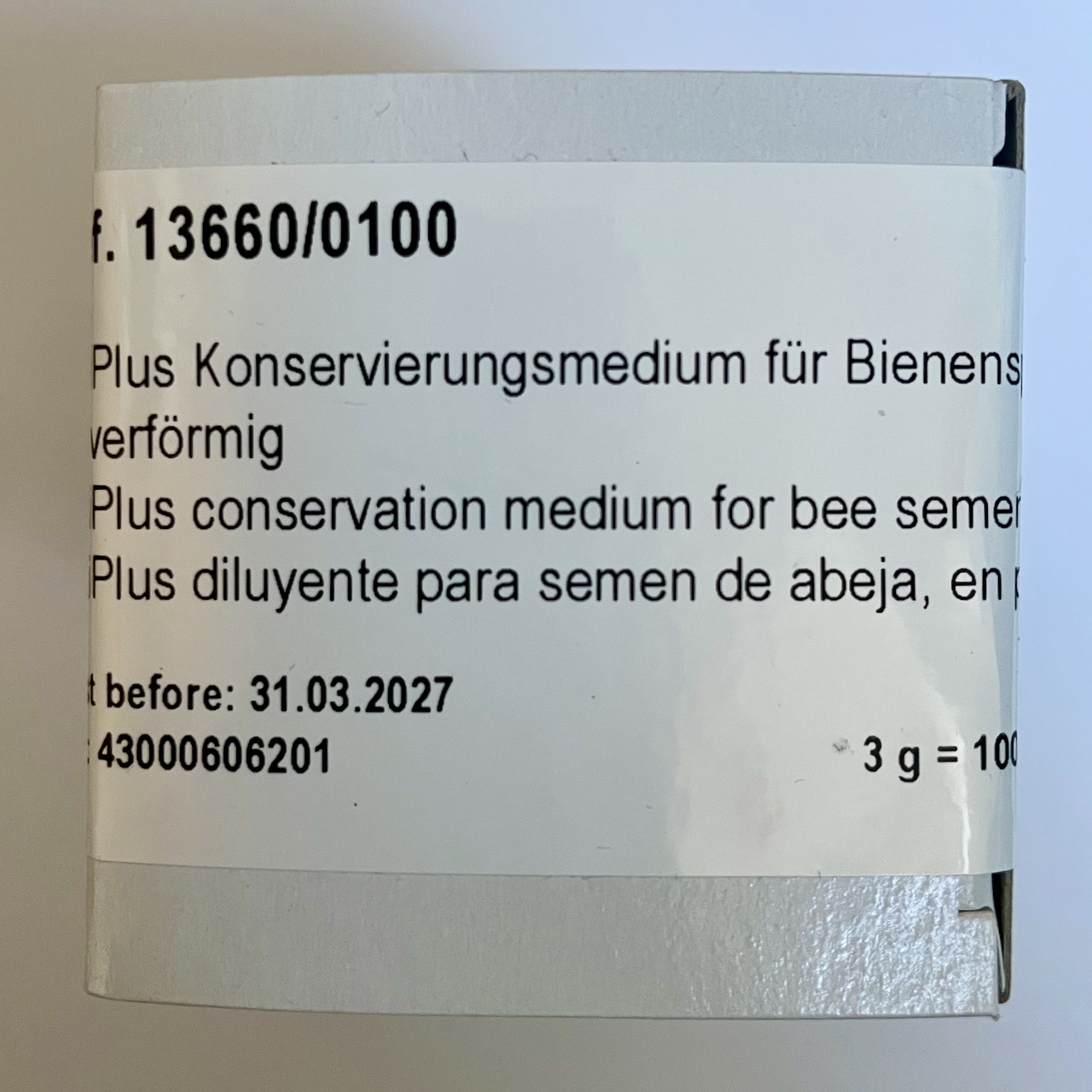 ApiPlus (3g = 100ml) und Bidestilliertes Wasser 100 ml