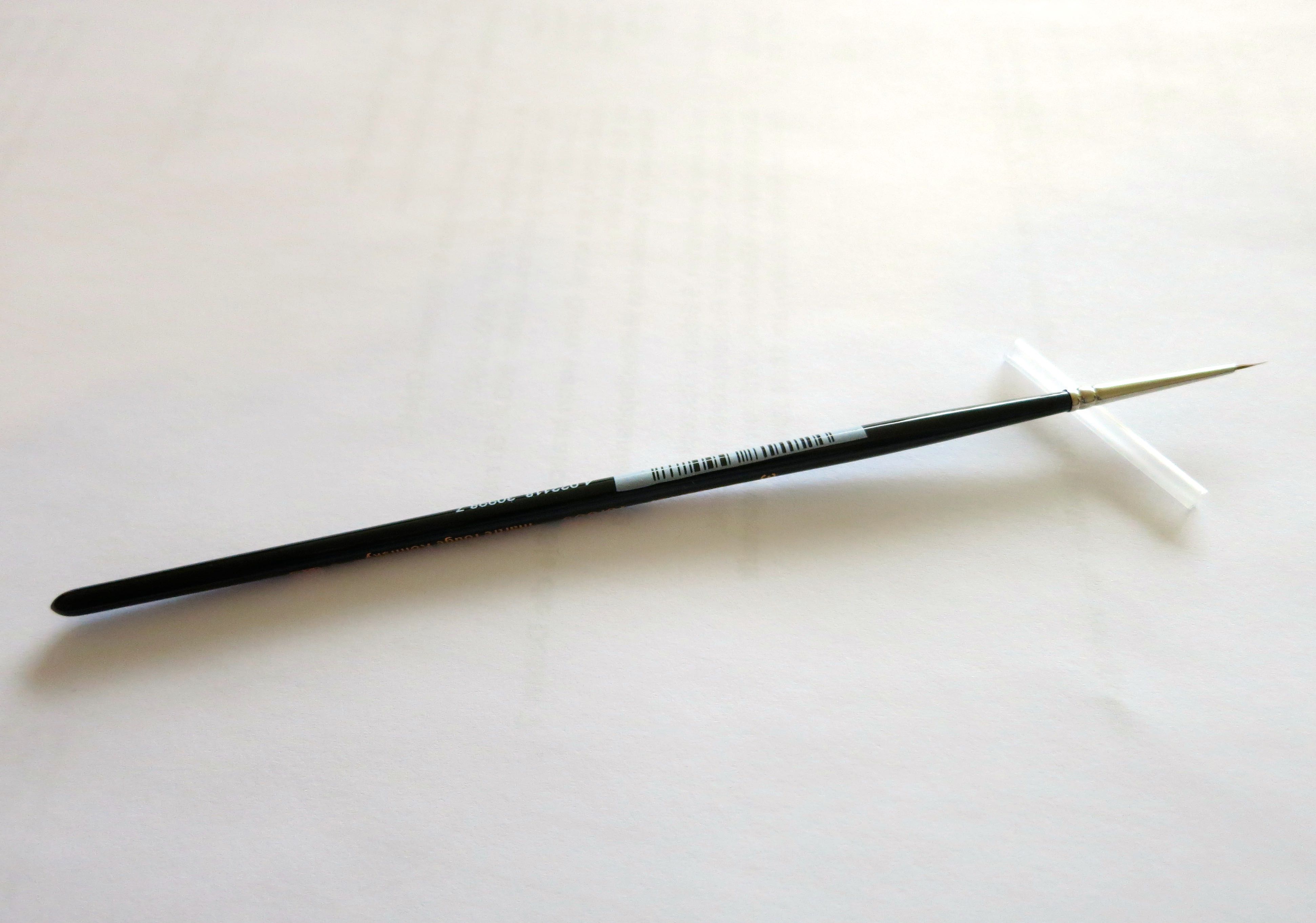 Aquarellpinsel aus Rotmarderhaar Gr. 0 zum umlarven